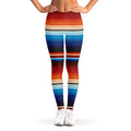 Tribal Mexican Blanket Pattern Print Women's Leggings