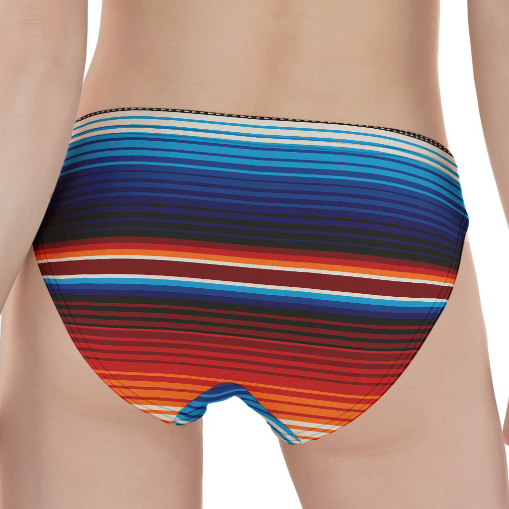 Tribal Mexican Blanket Pattern Print Women's Panties
