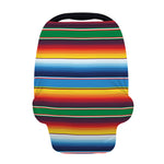 Tribal Mexican Blanket Stripe Print Baby Seat Cover