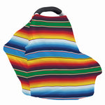 Tribal Mexican Blanket Stripe Print Baby Seat Cover