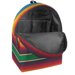 Tribal Mexican Blanket Stripe Print Backpack