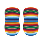 Tribal Mexican Blanket Stripe Print Bar Stool Covers