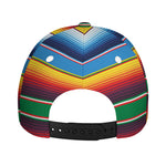 Tribal Mexican Blanket Stripe Print Baseball Cap