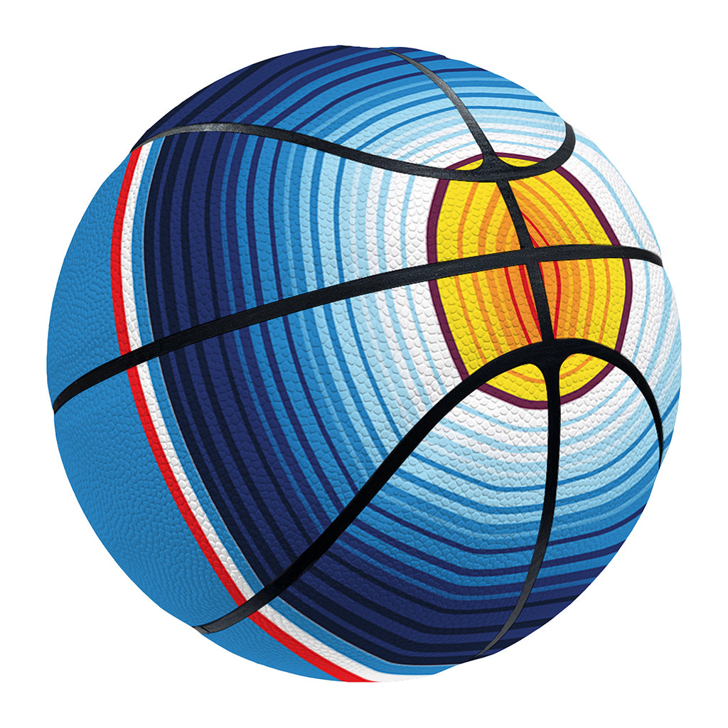 Tribal Mexican Blanket Stripe Print Basketball