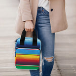 Tribal Mexican Blanket Stripe Print Bible Tote Bag