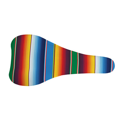 Tribal Mexican Blanket Stripe Print Bicycle Seat Cover