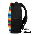 Tribal Mexican Blanket Stripe Print Casual Backpack