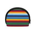Tribal Mexican Blanket Stripe Print Coin Purse