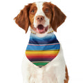Tribal Mexican Blanket Stripe Print Dog Bandana