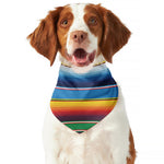 Tribal Mexican Blanket Stripe Print Dog Bandana