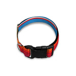 Tribal Mexican Blanket Stripe Print Dog Collar