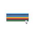 Tribal Mexican Blanket Stripe Print Extended Mouse Pad