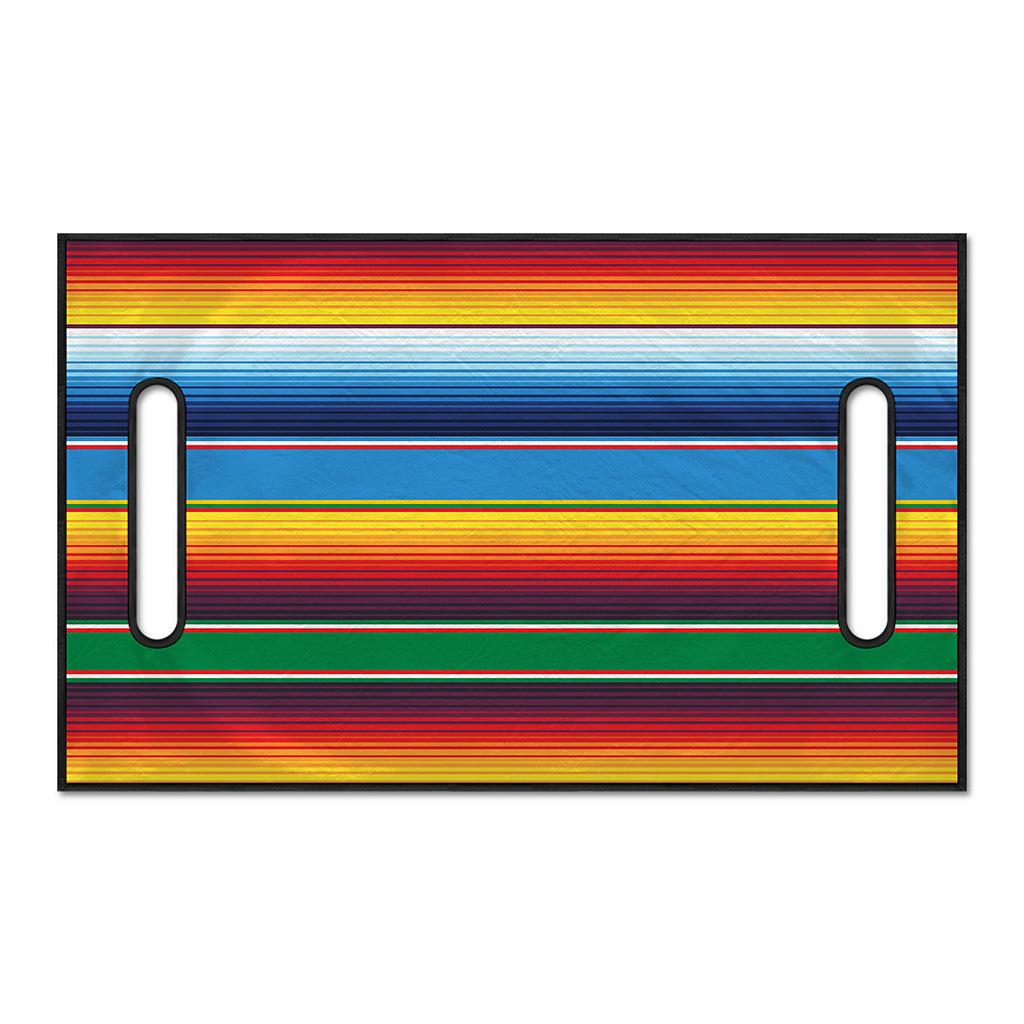Tribal Mexican Blanket Stripe Print Golf Cart Seat Cover