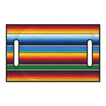 Tribal Mexican Blanket Stripe Print Golf Cart Seat Cover