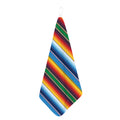 Tribal Mexican Blanket Stripe Print Hand Towel