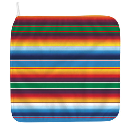 Tribal Mexican Blanket Stripe Print Hand Towel