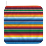 Tribal Mexican Blanket Stripe Print Hand Towel
