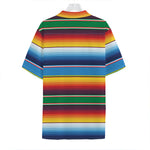 Tribal Mexican Blanket Stripe Print Hawaiian Shirt