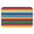 Tribal Mexican Blanket Stripe Print Indoor Door Mat