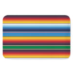 Tribal Mexican Blanket Stripe Print Indoor Door Mat