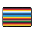 Tribal Mexican Blanket Stripe Print Kitchen Mat