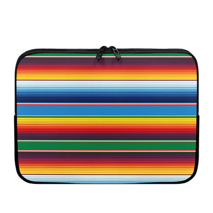 Tribal Mexican Blanket Stripe Print Laptop Sleeve