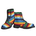 Tribal Mexican Blanket Stripe Print Backpack