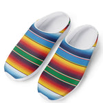 Tribal Mexican Blanket Stripe Print Mesh Casual Shoes