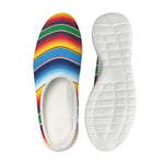 Tribal Mexican Blanket Stripe Print Mesh Casual Shoes