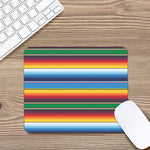 Tribal Mexican Blanket Stripe Print Mouse Pad