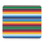 Tribal Mexican Blanket Stripe Print Mouse Pad