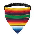 Tribal Mexican Blanket Stripe Print Over The Collar Dog Bandana