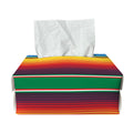 Tribal Mexican Blanket Stripe Print Rectangle Tissue Box Cover