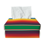 Tribal Mexican Blanket Stripe Print Rectangle Tissue Box Cover