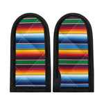Tribal Mexican Blanket Stripe Print Skillet Handle Cover