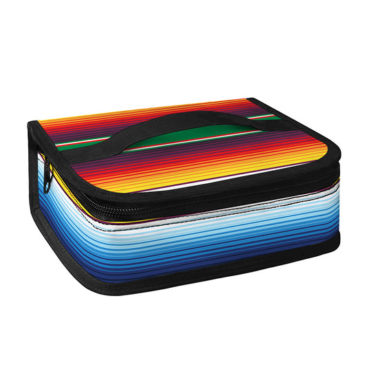 Tribal Mexican Blanket Stripe Print Small Lunch Bag