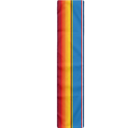 Tribal Mexican Blanket Stripe Print Table Runner