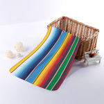 Tribal Mexican Blanket Stripe Print Towel