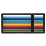 Tribal Mexican Blanket Stripe Print Trifold Wallet