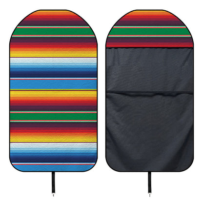 Tribal Mexican Blanket Stripe Print Waterproof Car Seat Cover