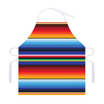 Tribal Mexican Serape Pattern Print Adjustable Apron