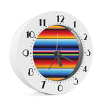 Tribal Mexican Serape Pattern Print Alarm Clock