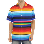 Tribal Mexican Serape Pattern Print Aloha Shirt