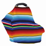 Tribal Mexican Serape Pattern Print Baby Seat Cover