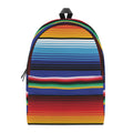 Tribal Mexican Serape Pattern Print School Backpack