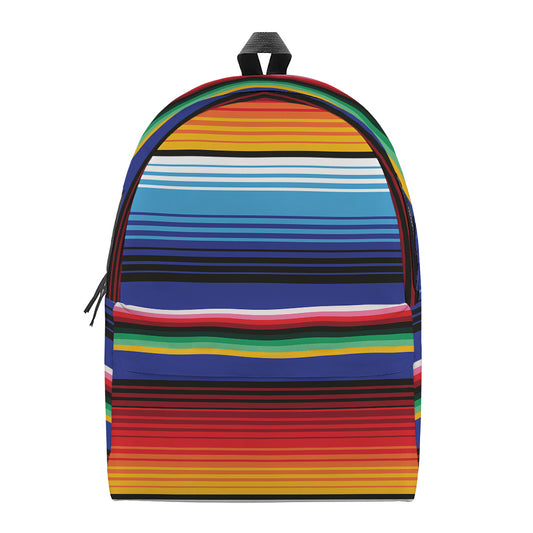 Tribal Mexican Serape Pattern Print Backpack