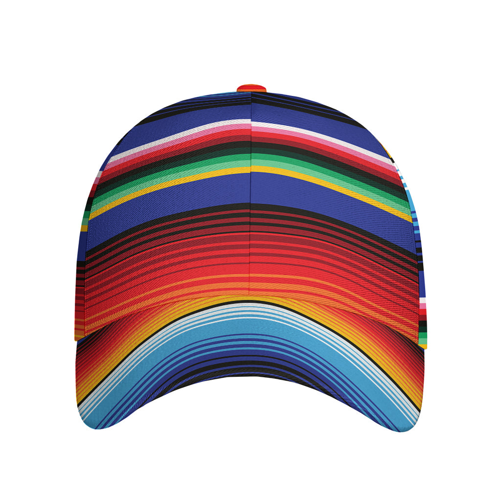 Tribal Mexican Serape Pattern Print Baseball Cap