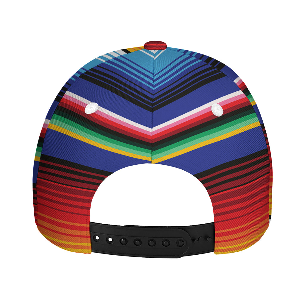 Tribal Mexican Serape Pattern Print Baseball Cap