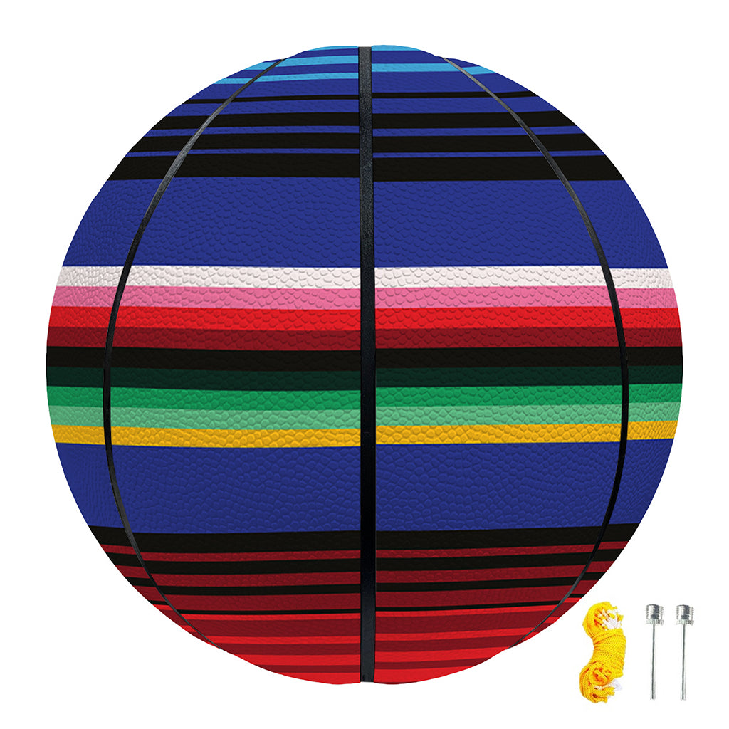 Tribal Mexican Serape Pattern Print Basketball
