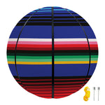 Tribal Mexican Serape Pattern Print Basketball